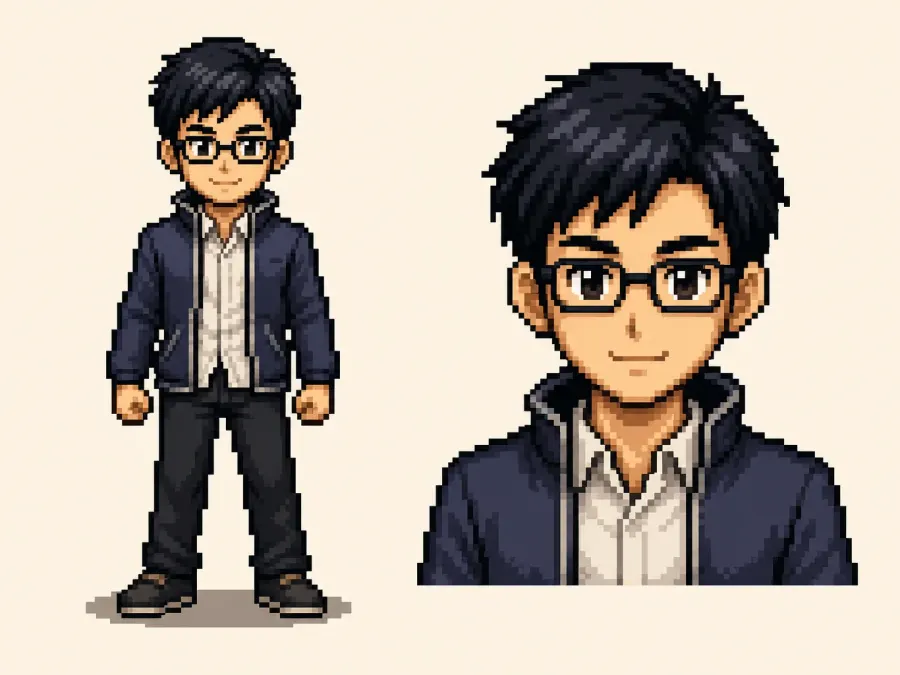 AI-generated Game Character.